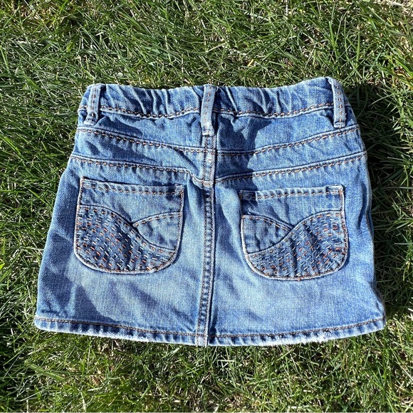 Bundle of 2 GAP Girls Denim Skirts Size 6 - Picture 7 of 8